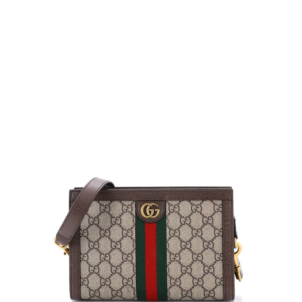 Gucci Small Ophidia Convertible Shoulder Bag GG Coated Canvas